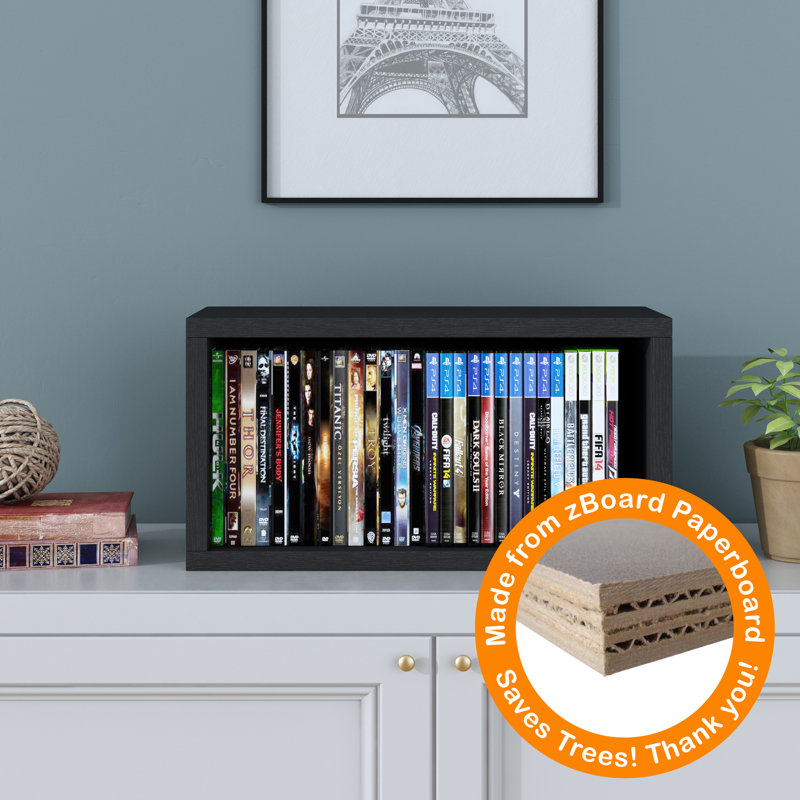Ebern Designs Toller ZBoard Paperboard 7'' H Media Shelves & Reviews